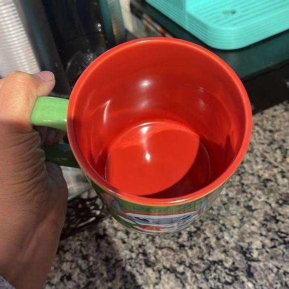 Disney Lilo & Stitch Oversized Mug Cup 20oz Christmas Holiday Festive Santa - Picture 2 of 5